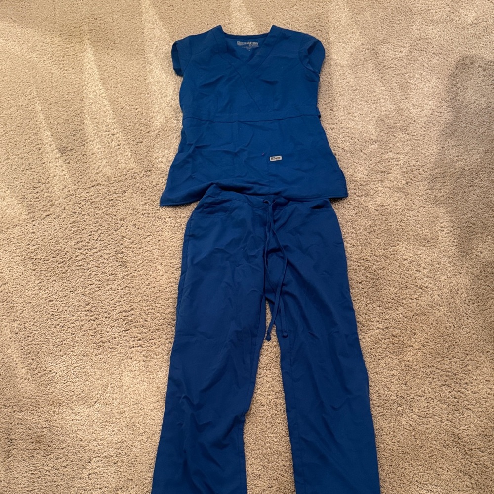Grey’s Anatomy Blue Scrub Set